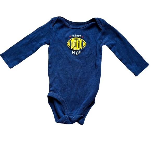 Carter's 3-Piece Set: Two NWOT Long-sleeved Onesies and One Jacket Size 6 Months - Picture 2 of 7